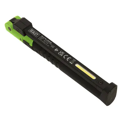 Slim Folding Pocket Light - COB & SMD LED - Rechargeable - Magnetic - Green