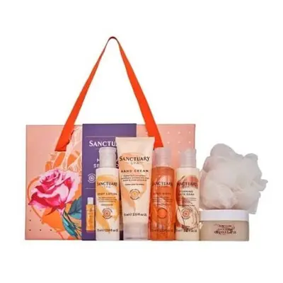 Sanctuary Spa Mini Spa Selection Gift Set for Women with Body Wash and Scrub, For Birthday, Chri