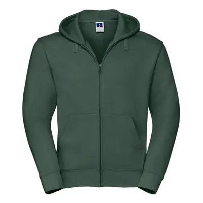 (L, Bottle Green) Russell Mens Authentic Full Zip Hoodie