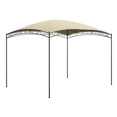 vidaXL Gazebo 3x4x2.65 m Cream g/mÂ² Garden Canopy Shelter Party Tent Shade