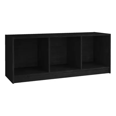 (black) vidaXL Solid Pinewood TV Cabinet Living Room Sideboard TV Stand Multi Colours