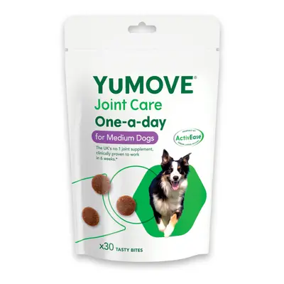 YuMOVE ONE-A-DAY Chews For Medium Dogs | Joint Supplement for Stiff Dogs with Glucosamine, Chond