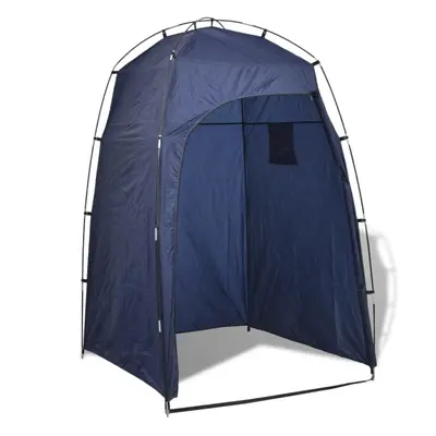 Floorless Shower/WC/Changing Tent with Bag Beach Camping Portable Private Blue