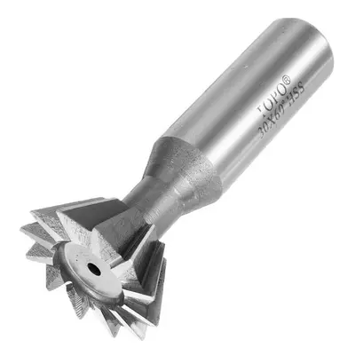 (32mm) Degree 8-35mm Dovetail Groove HSS Straight Shank Slot Milling Cutter End Mill CNC Bit