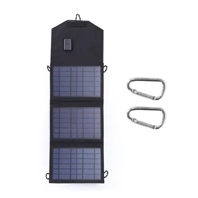 (30W 5V three fold) 30W 5V USB Solar Panel Pack Portable Waterproof Outdoor Camping Emergency Fo