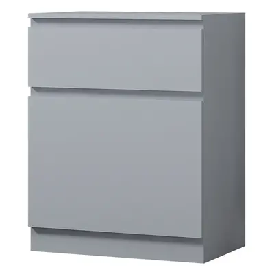 (Grey) FWStyle Narvik Modern Door Drawer Multi-Storage Unit