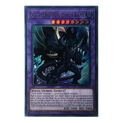 - Evil Hero Malicious Bane - LED5-EN012 - Ultra Rare - 1st Edition - Legendary Duelists: Immorta