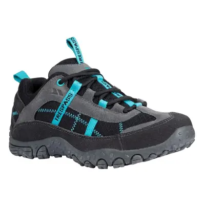 (5 UK, Charcoal/Teal) Trespass Womens/Ladies Fell Lightweight Walking Shoes