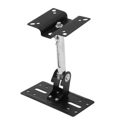 Steel Speaker Bracket Holder Adjustable Swivel Tilt Ceiling Wall Mount 15kg Capacity