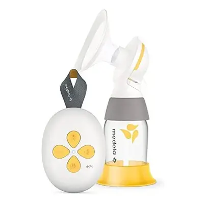 Medela Solo Electric Breast Pump - Noticeably Quiet, USB Rechargeable with PersonalFit Flex Funn