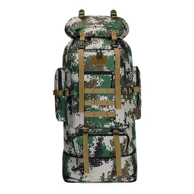 (Camouflage) 100L Large Capacity Military Tactical Backpack Outdoor Hiking Climbing Camping Bag 