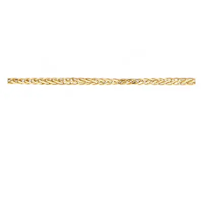 (16) Jewelco London 9ct Yellow Gold 16" Foxtail Pendant Chain