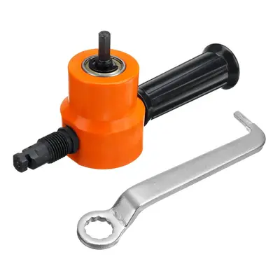 Double Headed Sheet Metal Nibbler Cutter Drill Attachment Cutter with Extra Punch