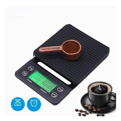 Electronic Coffee Timing Scale Weighing Countdown for Kitchen