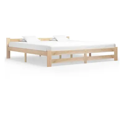 Bed Frame Solid Pine Wood 200x200 cm