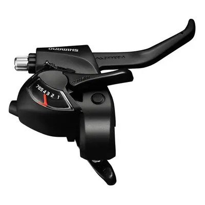 (3X6 Speed, Black) Shimano Altus ST-EF41 EZ Fire Plus STI Set For V-Brakes 2-Finger Lever