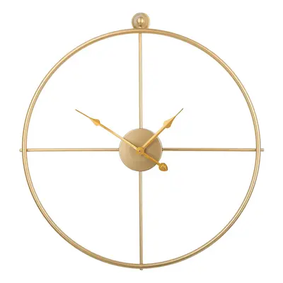 Wall Clock ZUCHWIL Metal Gold