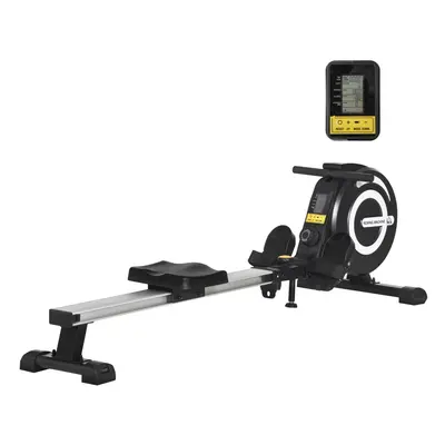 HOMCOM Fitness Adjustable Magnetic Rowing Machine Rower w/ LCD Digital Monitor