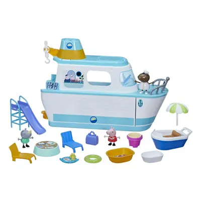 Cruise Ship, Multilevel Playset with Pieces, Preschool Toys for Year Old Girls and Boys and Up