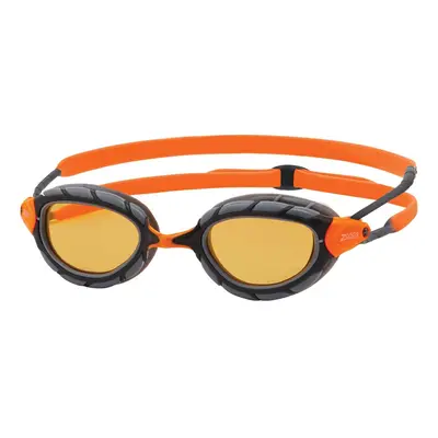 (One Size, Polar Grey/Orange) Zoggs Unisex Adult Predator Swimming Goggles