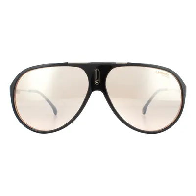 Carrera Sunglasses Hot KDX/G4 Black Nude Brown Mirror