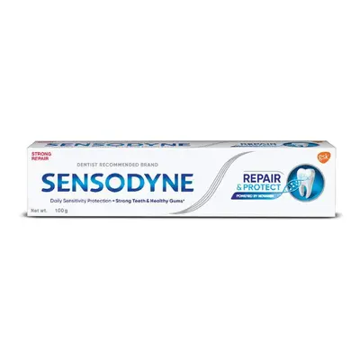 Sensodyne Sensitivity Relief Toothpaste: Repair & Protect Sensitive Toothpaste for daily repair,