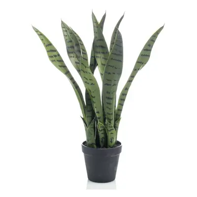 Emerald Artificial Sansevieria 55cm in Pot Lifelike Realistic Plant Decor