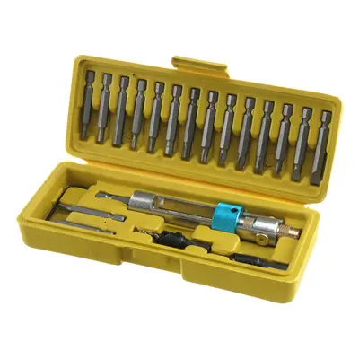 20pcs/Set Countersink Drill Bit HSS Screwdriver Tools Drill Driver Kit