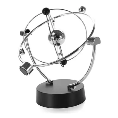 Silver Orbital Desk Decoration Celestial Pendulum