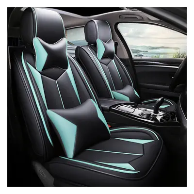 (Green) Set Car Seat Cover X X 25cm Five Seats Auto Four Seasons General