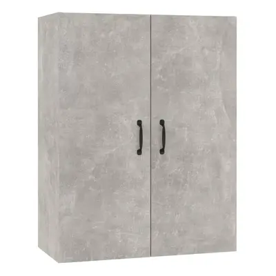 (Concrete grey) vidaXL Hanging Cabinet Floating Cabinet Wall Storage Cabinet Engineered Wood