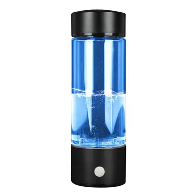 450ml Hydrogen-Rich Water Ionizer Maker Cup Generator Glass Bottle Mug USB Charging Glass Water 