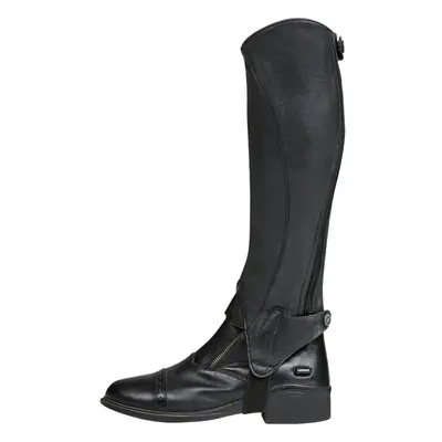 (XS, Black) Dublin Unisex Adult Opulent Leather Half Chaps