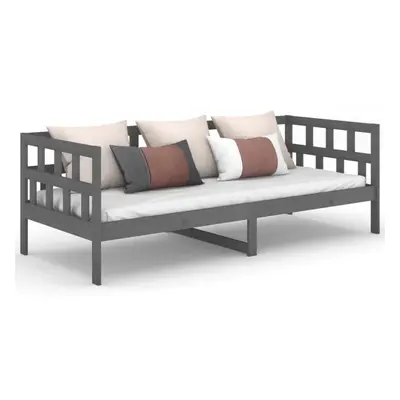 (grey, x cm) vidaXL Day Bed Guest Sofa Occasional Sofa Bed Daybed Couch Solid Wood Pine