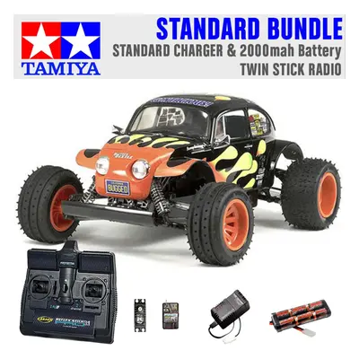 TAMIYA RC Blitzer Beetle 1:10 Standard Stick Radio Bundle