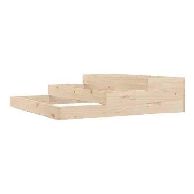 (brown, x x cm) vidaXL Solid Wood Pine Planter Raised Bed Multi Colours 107x107x27/78x78x27 cm