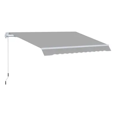 Outsunny Retractable Awning for Door & Window Garden Shelter Canopy x 2m