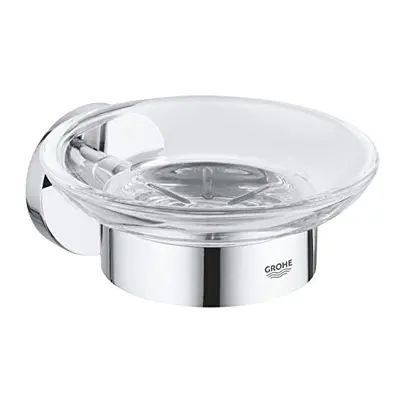 Soap Dish with Holder, Chrome