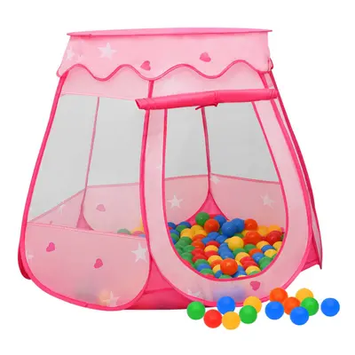 (multicolour) vidaXL Children Play Tent with Balls Play House Game Tent Multi Colours