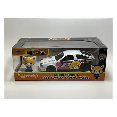 Aggretsuko Figure and Toyota Trueno AE86 1:24 Scale Jada 253255056