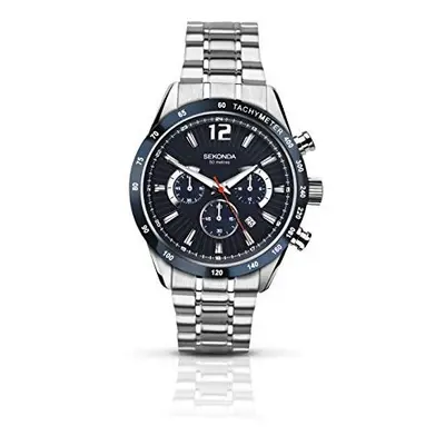 Sekonda Unisex-Adult Chronograph Quartz Watch with Stainless Steel Strap 1226.27