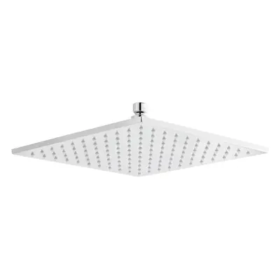 Square LED Fixed Shower Head, 200mm - Chrome