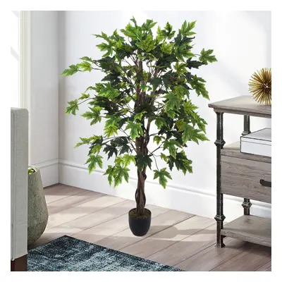 140cm Artificial Maple Tree Decorative Plant in Planter