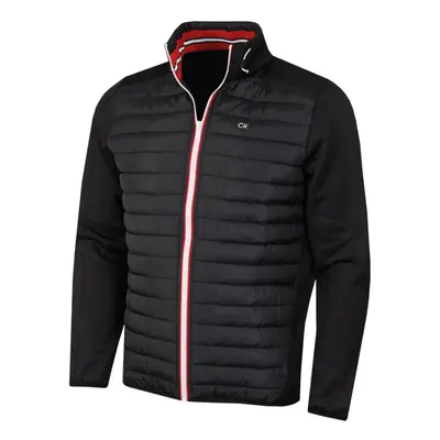 (XL, Black/Red) Calvin Klein Mens CK Hybrid Insulate Lightweight Golf Jacket