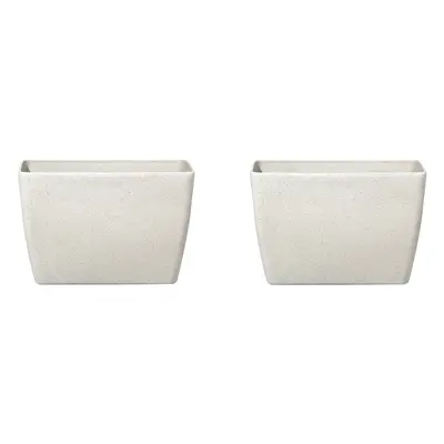 Set of Flower Pot Stone Beige x x cm BARIS