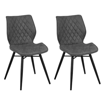 Set of Dining Chairs LISLE Grey