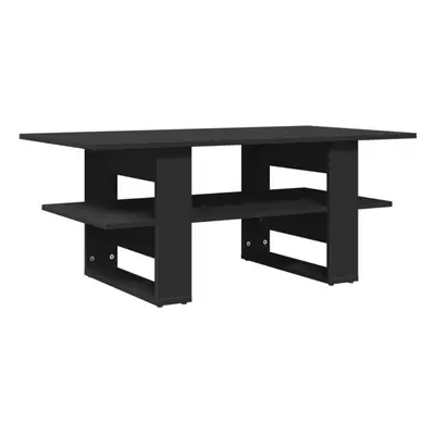 (black) vidaXL Coffee Table Hallway Centre End Table Tea Side Table Engineered Wood