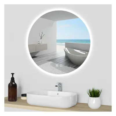 (800mm) LED Bathroom Mirror with Anti-fog, Dimmable