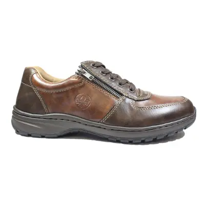 (9.5 (Adults')) | Tibor | Brown | Mens Zip/Lace Shoes