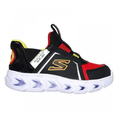 (6 (Children's)) Hypno-Flash 2.0 - Vexlux | Black/Red | Childrens Light Up Trainers